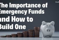 Understanding The Importance Of Emergency Funds